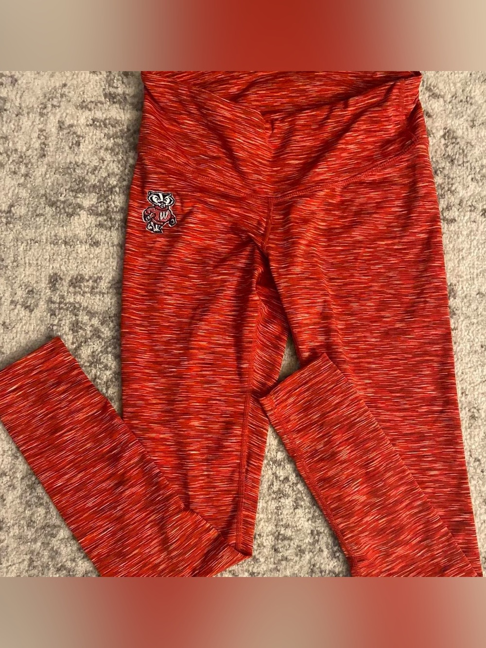 Zoozatz Wisconsin Badgers Women’s Leggings Size Small